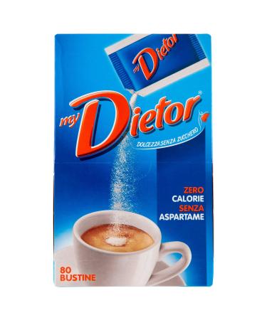 Dietor Dietor - MyDietor natural sweetener 0 kcal gluten-free aspartame-free - Box of 80 sachets
