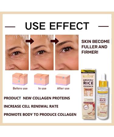 Organic Rice Serum Snail Mucin Serum High Strength Hydrating Serum with Hyaluronic Acid Anti Aging Serum for Face Face Serum for Women - Anti Wrinkle Shrink Pore Repair Vitamin C Serum - Buy Online on GoSupps.com