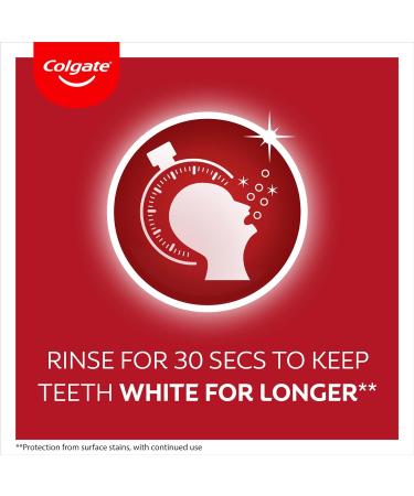 Colgate Max White Expert Mouthwash 4x500ml | Alcohol Free | Clinically Tested Dental Hygiene | Daily Stain Defense for Whiter Teeth - Buy Online on GoSupps.com