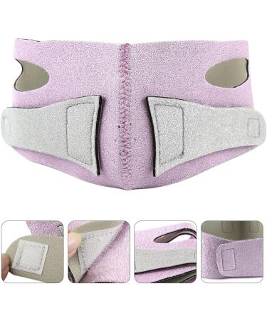 Beaupretty 1pc Up Shaper V- Double V Mask Facial Cheek Reusable Breathable Lose for Chin Lifting Slimming Weight -lifting Device Pain Slimmer Belt Reducer Women Band 56x11.5cm Violet - Buy Online on GoSupps.com