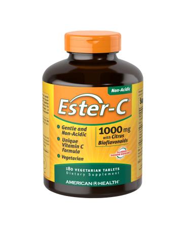American Health Ester-C with Citrus Bioflavonoids 1000 mg 180 Vegetarian Tablets