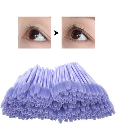 Mascara Eyelash Brush Eyelash Brush Light Safe 200pcs Portable for Women Daily Makeup Ladies Beauty Salon(Light purple) - Buy Online on GoSupps.com