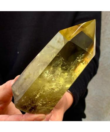 Beautiful 540G Natural Citrine Crystal Quartz Cluster Full of Texture - Buy Online on GoSupps.com