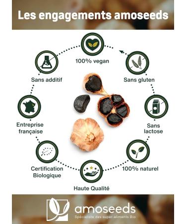 Organic Black Garlic 2 Heads Whole Pods | Fermented Umami Sweet Taste | Superior Quality | 100% Natural and Organic - Buy Online on GoSupps.com