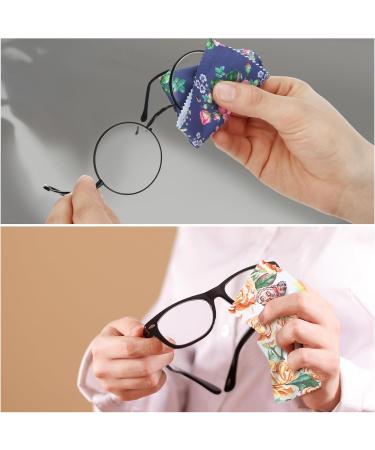 24 Pcs Microfiber Glasses Cleaning Cloths - Soft Reusable Lens & Screen Cloths for Eyeglasses Cameras & Phones (6x6 Inches - Buy Online on GoSupps.com