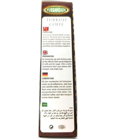 Turkish medium roast Coffee Gift Set for Two with Ground Coffee Perfect Starter Kit Ottoman Style Arabic Kahwa Pot (Copper) - Buy Online on GoSupps.com