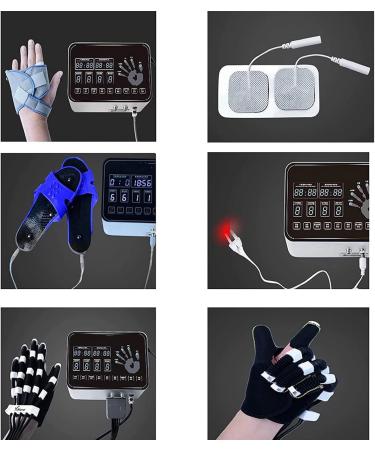 Finger Rehab Training Device Rehabilitation Robot Finger Orthoses Hand Stroke Hemiplegia Rehabilitation Training Equipment for Arthritis Wrist Pain Relief & Finger Numbness Left Large - Buy Online on GoSupps.com