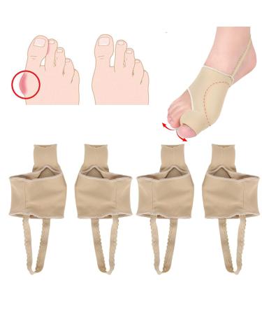 Yinhing Bunion Corrector 2Pairs Hallux Valgus Physical Correction Big Toe Straightener Foot Care Correction Tool Reusable Washable Toe Separator Medium