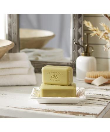 Pre de Provence Verbena Soap Bar 8.8 oz - Organic Shea Butter, Quad Milled, French Skincare - Buy Online on GoSupps.com