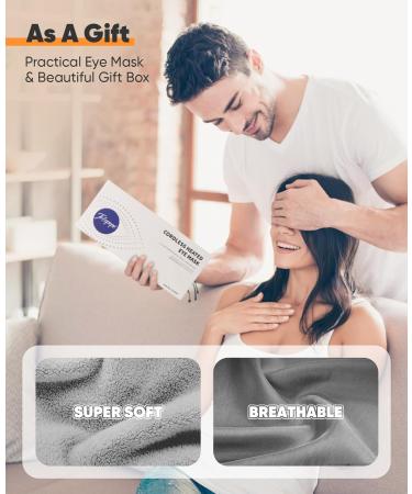 Heated Eye Mask for Dry Eyes & Blepharitis | Cordless Washable Compress | Perfect Gift (Grey - Buy Online on GoSupps.com