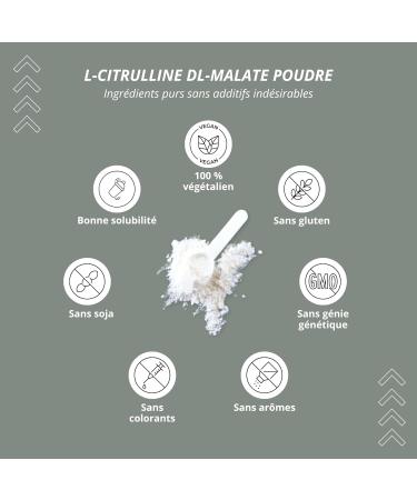 Nutri+ L-Citrulline Malate Powder 1 kg Highly Dosed + Vegan + Pure Bodybuilding Booster + Fitness L-Citrulline Malate DL 2:1 Powder Premium Quality from Vegetable Fermentation - Buy Online on GoSupps.com