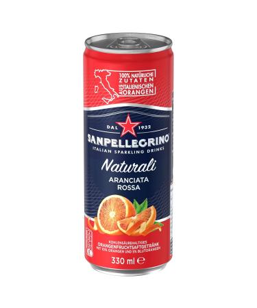 San Pellegrino Aranciata Rossa - Blood Orange Soda 24 Pack (330ml) | 10% Orange Juice | International Shipping Available - Buy Online on GoSupps.com
