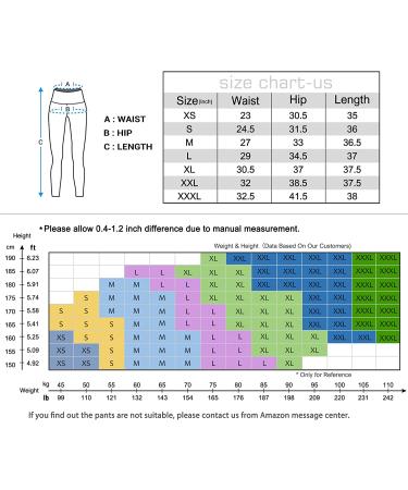 Heathyoga High Waist Yoga Pants with Pockets for Women - Black  Medium - Buy Online on GoSupps.com