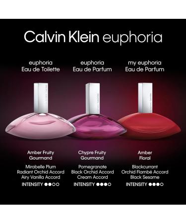 Calvin Klein Euphoria Eau de Parfum Chypre Women's Perfume With Notes of Pomegranate Black Orchid Lotus Blossom & Mahogany Wood Long Lasting Fragrance 3.3 Fl Oz (Pack of 1) - Buy Online on GoSupps.com