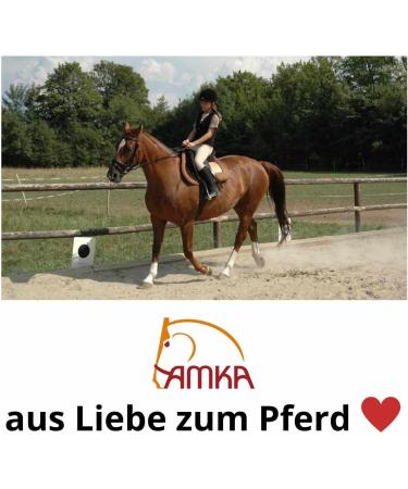 AMKA PRO Dressage Saddle Girth - Natural Cotton Cord Girth 90cm | Premium Quality for Comfortable Riding - Buy Online on GoSupps.com