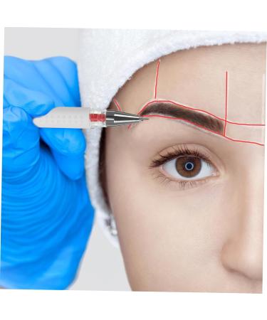 FOMIYES 3pcs Goo Microblading Pen Brush Highlighter Marking Pen Gel Lip Mapping Tool Marker Ink Plastic Red 15x1cm Red - Buy Online on GoSupps.com