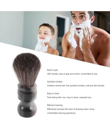 Premium Synthetic Bristle Shaving Brush for Men | Quick Foaming Easy Clean Comfortable Handle | International Shipping Available - Buy Online on GoSupps.com