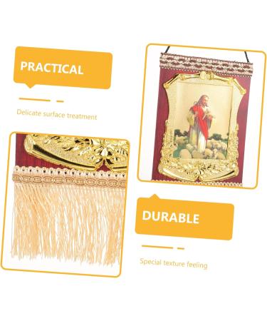 Zerodeko bohemian wooden decorate indoor tassel lace wall hanging wood carving Arab moroccan decor for home indoor decor tapestry arabian tapestry blanket hanging pictures - Buy Online on GoSupps.com