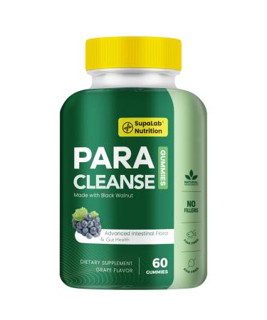 MEGNETA para Detox & Cleanse Gummis Black Walnut Wormwood Clove Support Gut Health 60 Servings