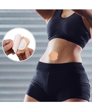 lasuroa 60 Pcs Plum Blossom Castor Oil Pack Wrap for Belly Button Self-Adhesive Disposable Spunlace Cloth Castor Oil Belly Button Patch with Cotton Oils Not Included (Skin Color) - Buy Online on GoSupps.com