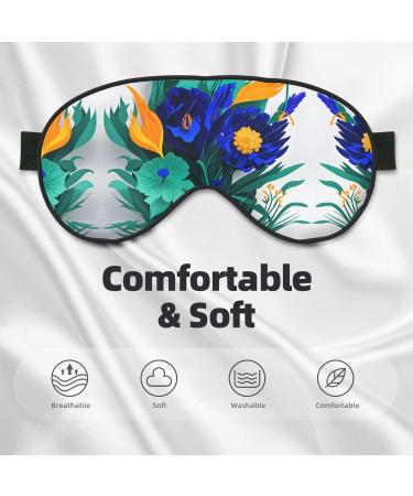 Flower Butterfly Soft Sleep Eye Mask | Breathable Eye Patch for Women | Ideal for Travel & Relaxation - Buy Online on GoSupps.com