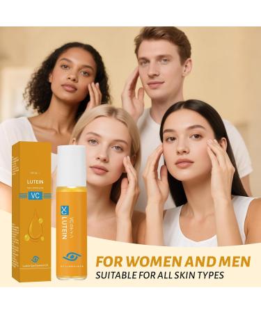 Lutein Eye Essence Oil 2PC VC Anti-wrinkle Eye Serum Oil RUY VC Facial Serum Rollon Smooths Fine Lines Deeply Moisturizes - Buy Online on GoSupps.com