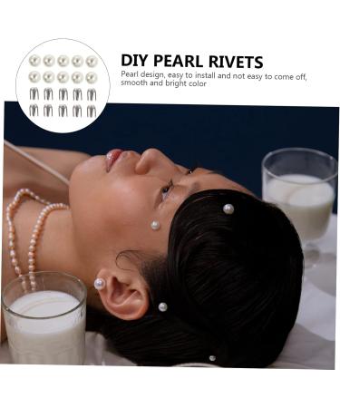 LALAFINA 150 Sets Handmade Fashion Mini Imitation Embellishment Rivet Clasps Round of Accessories Buttons - Buy Online on GoSupps.com