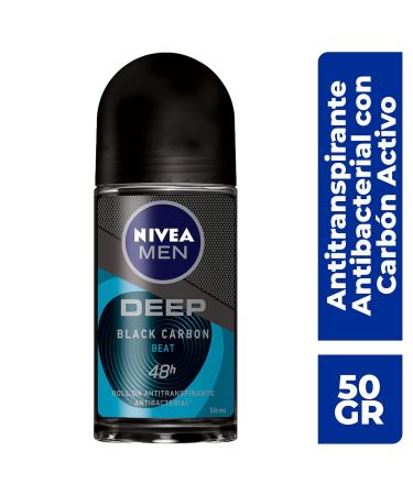 Nivea Men Deodorant Roll-On DEEP - BEAT+ ESPRESSO+ AMAZONIA 48h Antiperspirant 1.7oz (Pack of 3) | International Shipping Available - Buy Online on GoSupps.com
