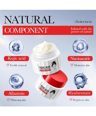  Cynamus Kojic acid face lightening cream 50g moisturizing and lightening face cream anti-wrinkle and firming hydrating - Buy Online on GoSupps.com