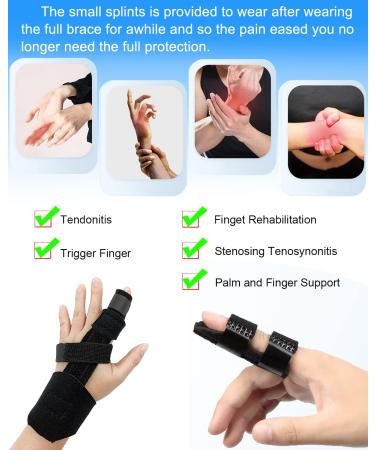 Golbylicc 3PC Adjustable Finger Splints for Arthritis & Injury Relief - Buy Online on GoSupps.com