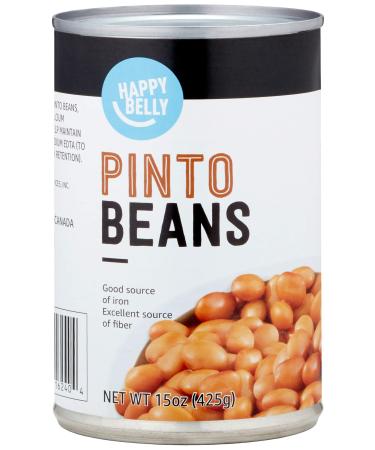 Amazon Brand - Happy Belly Pinto Beans, 15 Ounce