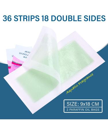 irreshine Body Wax Strips 36ct | Large Size for Women | 7.1x3.5 Inches | Natural Formula Hair Removal - Buy Online on GoSupps.com
