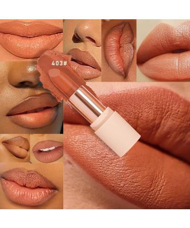 4 Pack Semi Matte Lipstick Set - High Pigment Velvet Matte Finish Waterproof & Long-Lasting Orange Pink Tones for Women - Buy Online on GoSupps.com