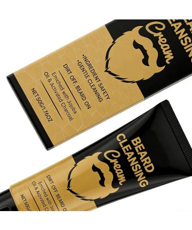  WJnflQN Beard Shampoo Moisturizing Balm and Softening Cream | Moisturizing Mustache Wash | Ideal for Shaving Grooming Daily Care Travel Weekends and Home - Buy Online on GoSupps.com