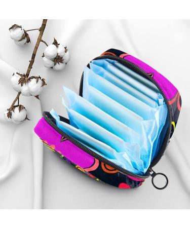 Buy Abstract Floral Decorative Storage Bag for Menstrual Pads & Cups Perfect for Teens | International Shipping Available - Buy Online on GoSupps.com