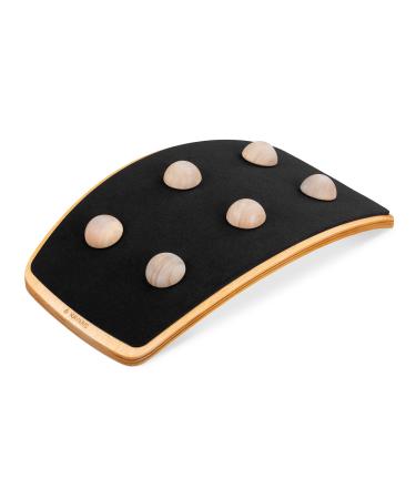 Navari's back extensor neck extension made of wood - backhore stretcher for back spine neck - back trainer including instructions