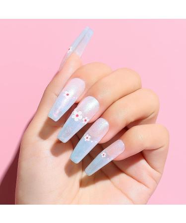 AIMEILI Hema Free Pearl Gel Nail Polish Set - Shimmer Mermaid Nail Gel Set of 6 (6pcs x 10ml) - Soak Off UV Gel Polish Kit Set 42 - SET6-42 - Buy Online on GoSupps.com