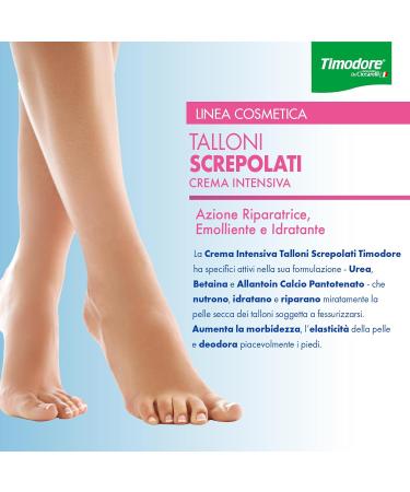 Timodore Intensive Heel Cream - Repair Nourish & Moisturize Dry Heels | Made in Italy | 75ml Dermatologically Tested - Buy Online on GoSupps.com