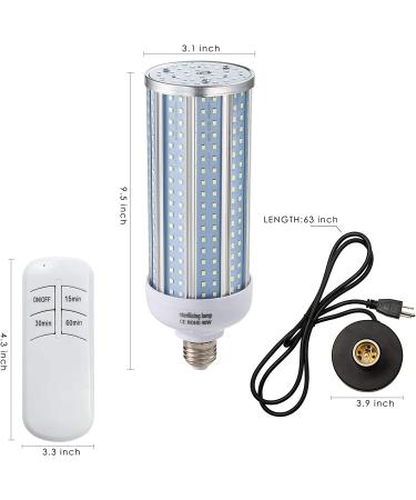 100W UV Light Sanitizer Bulb | UVC Disinfection Germicidal Lamp E26/E27 Base - Home, Office, Hotel | White - Buy Online on GoSupps.com