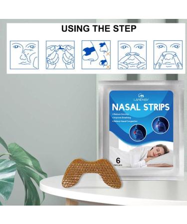 QQAMB Nasal Strips - Nighttime Congestion Relief & Snoring Reduction | Drug-Free Breathing Solution (1 Pack) - Buy Online on GoSupps.com