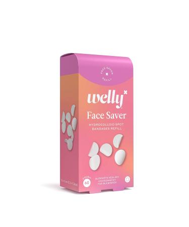 Welly Hydrocolloid Acne Blemish Patch - 60 ct Clear Adhesive Spot Shape | Value Pack - Buy Online on GoSupps.com