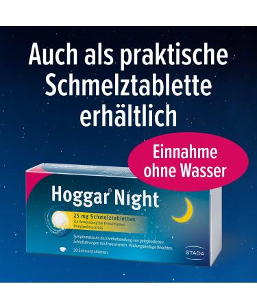 Hoggar Night Sleeping Pills | 10 Tablets for Relaxing Sleep & Acute Sleep Disorders - International Shipping Available - Buy Online on GoSupps.com