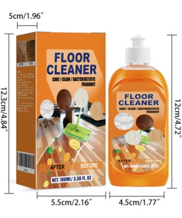 Probablei Floor Cleaner Probablei Multi-Purpose Floor Cleaner Powerful Decontamination Floor Cleanerunit_count Hardwood Floor Cleaner & Polish for Wood Floors Ceramic Tile Marble (1Pcs) - Buy Online on GoSupps.com