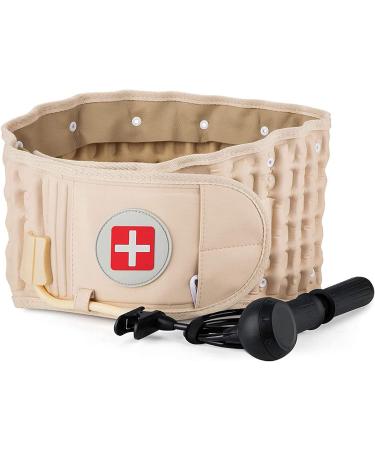 Eayh decompression back belt to support the lumbar spine herniated disc leash to relieve pain in the lower back-unit size suitable for waist size 29 49