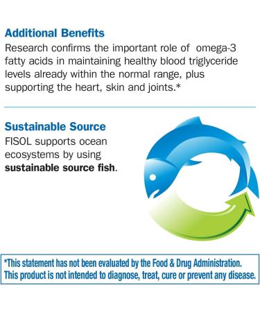 Buy Nature's Way Fisol Enteric-Coated Fish Oil - 180 Softgels for Heart Health - Buy Online on GoSupps.com