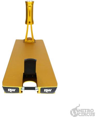 R Willy Signature Pro Scooter Deck - Gold by Nitro Circus - Buy Online on GoSupps.com