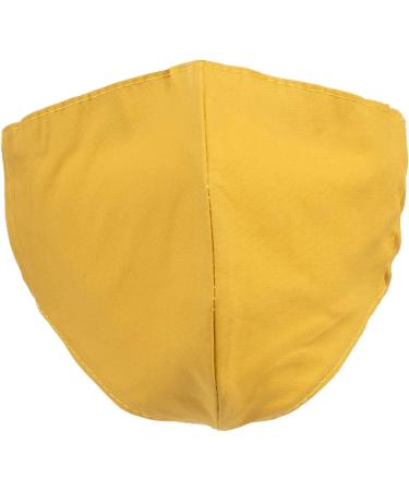 Buy styleBREAKER Unisex Cotton Fabric Mask - Plain Double Layer Reusable & Washable Community Mask 08040005 in Curry | International Shipping Available - Buy Online on GoSupps.com