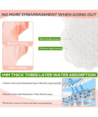 80 Pack Underarm Sweat Pads for Men and Women - Disposable Dress Guards Shields for Non-Sweat Armpit Protection - Buy Online on GoSupps.com