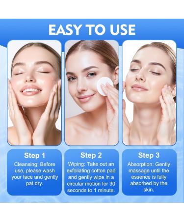 Glycolic Acid Pads Dual-Sided Facial Exfoliating Pads with Glycolic Acid & Niacinamide to Reduce Wrinkles Deep Clean Pores and Brighten Skin for All Skin Types 60 Count - Buy Online on GoSupps.com