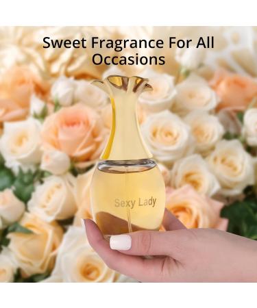 Sexy Lady Eau De Parfum for Women Blend of Sweet Fruity & Floral Notes For Daily Wear & Special Occasions Made Using Natural & Stunner mild Ingredients Elegant 100ml Bottle with Grey Suede Pouch - Buy Online on GoSupps.com